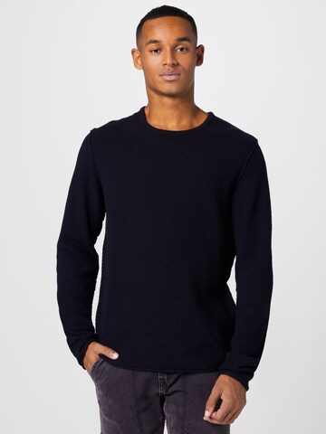 Pullover 'TROUGH' di Only & Sons in nero: frontale