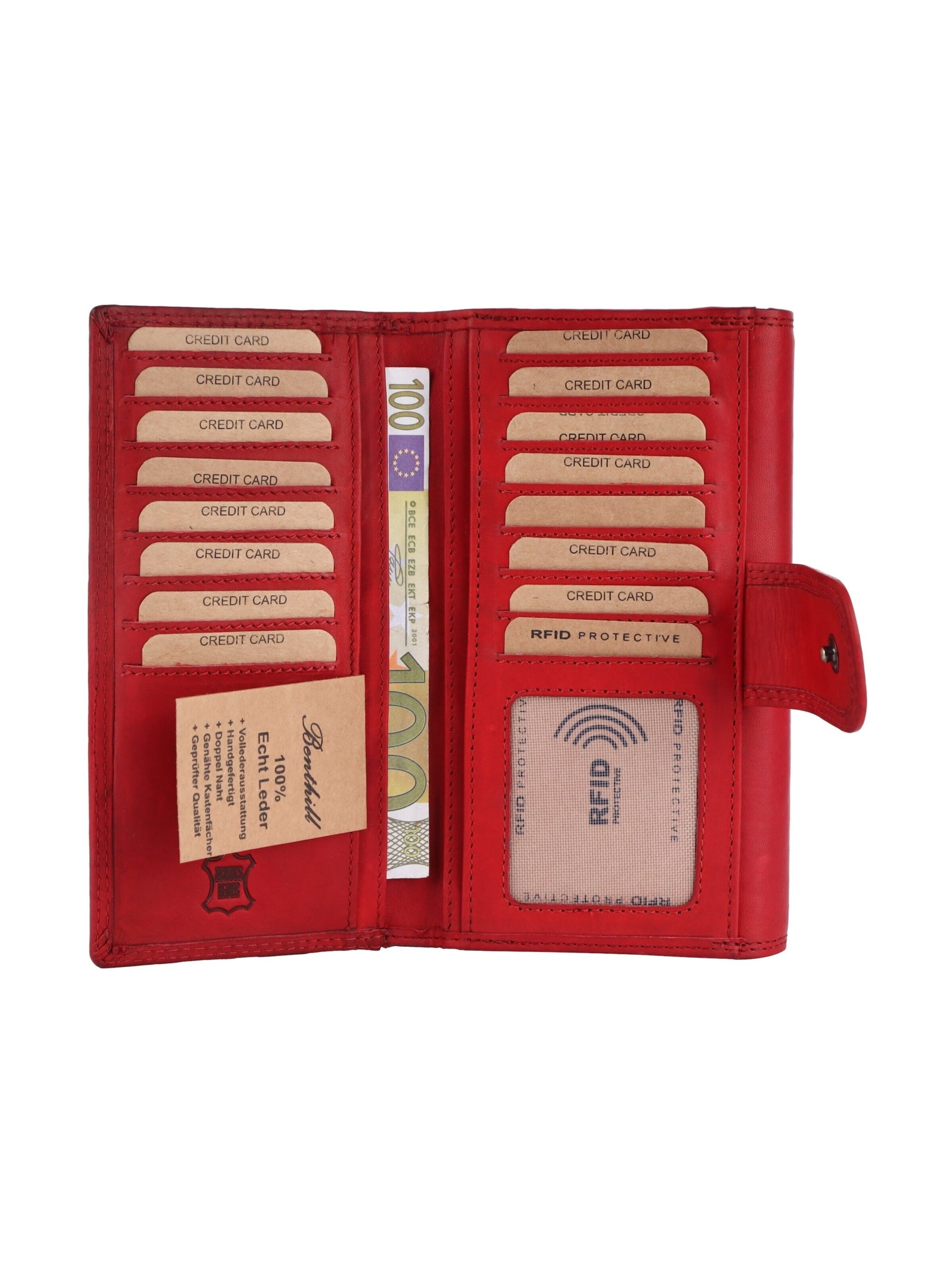 Benthill Wallet in Red