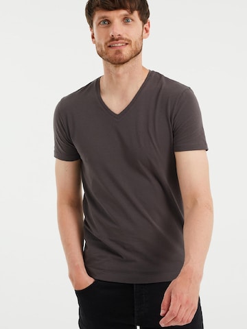 T-Shirt WE Fashion en gris : devant