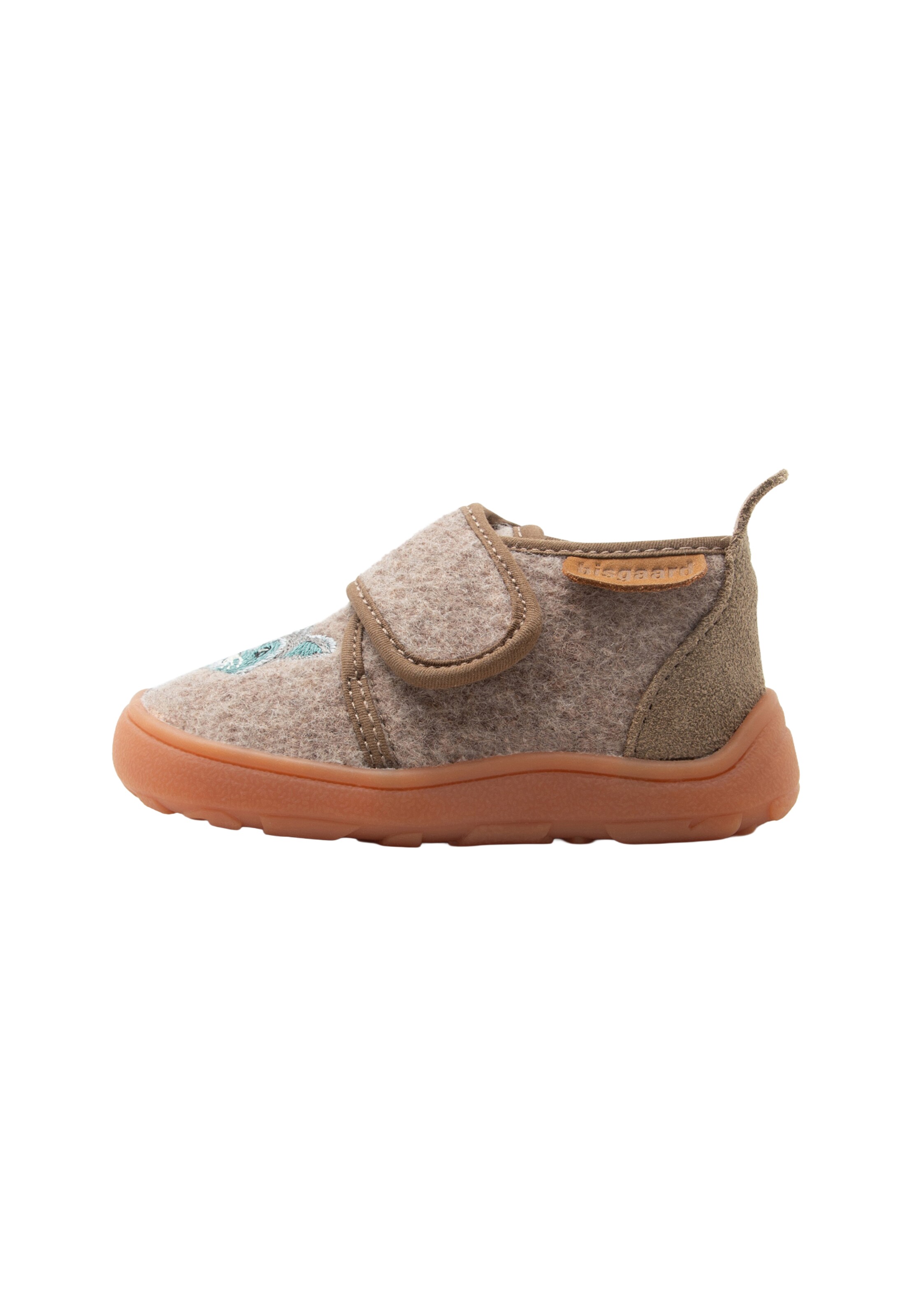 BISGAARD First-Step Shoes in Brown: front
