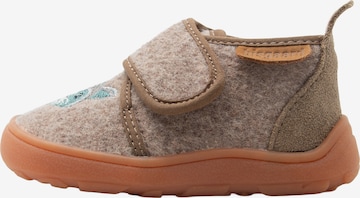 BISGAARD First-Step Shoes in Brown: front