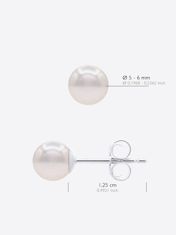 Orecchini 'TOKYO' di Ateliers Saint Germain in bianco