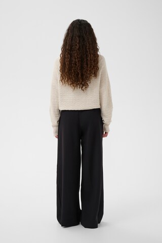 InWear Wide leg Pleat-front trousers 'SIMIIW VINCENTIW' in Black