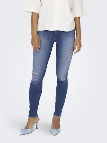 ONLY Skinny Jeans 'Blush' in Blauw: voorkant