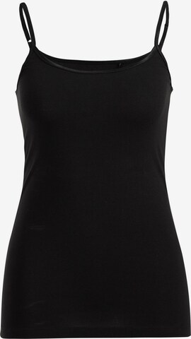 WE Fashion Top in Black: front