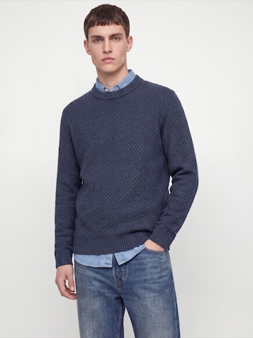 Pullover 'JJBLAKE' di JACK & JONES in blu: frontale