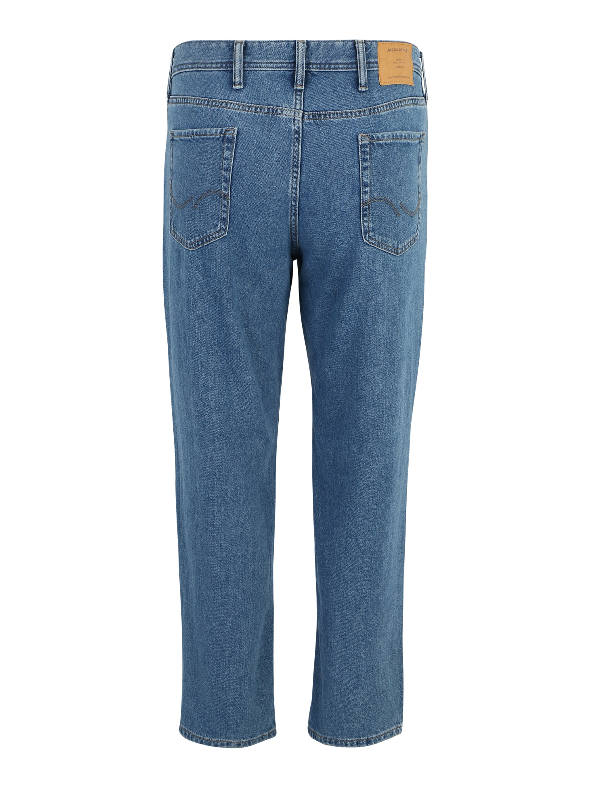 Jack & Jones Plus - Regular Calças de ganga 'JJICHRIS JJORIGNIAL' em azul