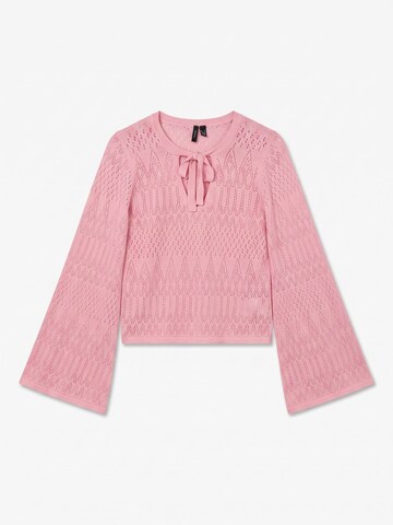 VERO MODA Sweater 'VMAjour' in Pink