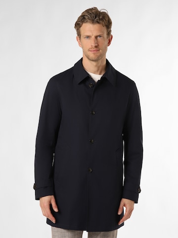 bugatti Between-Seasons Coat in Blue: front