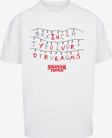 F4NT4STIC T-Shirt 'Stranger Things In Your Dreams Netflix TV Series' in Weiß: Vorderseite