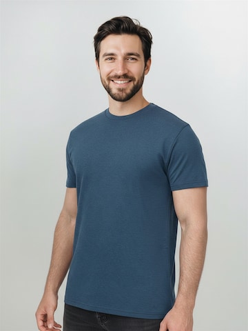 GREENBOMB Performance shirt ' Basic Loom ' in Blue