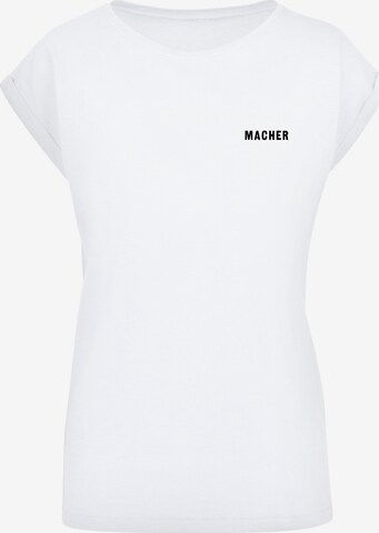 F4NT4STIC Shirt 'Macher' in Wit: voorkant