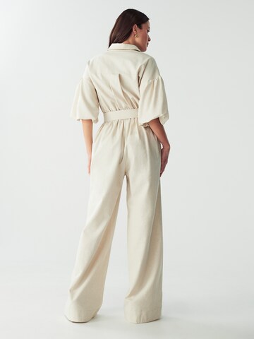 Tuta jumpsuit 'BRAELYN ' di Willa in beige: dietro