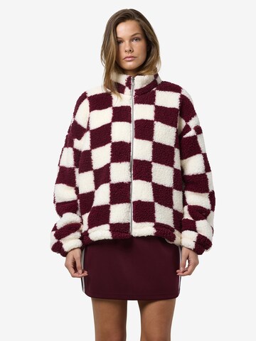 Noisy may Fleece jacket 'NMLUCA' in Purple: front