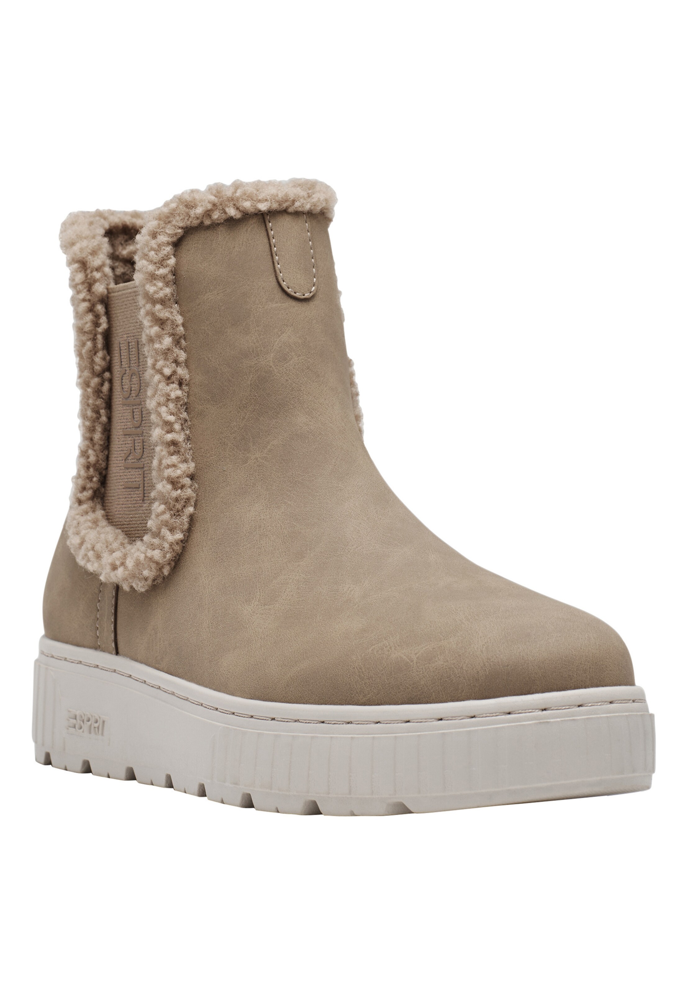 Esprit Shoes Chelsea boots 'PINA ' in Beige: front
