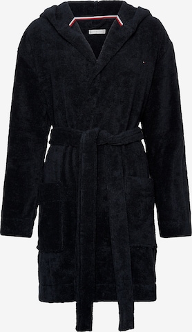 TOMMY HILFIGER Short Bathrobe in Blue: front