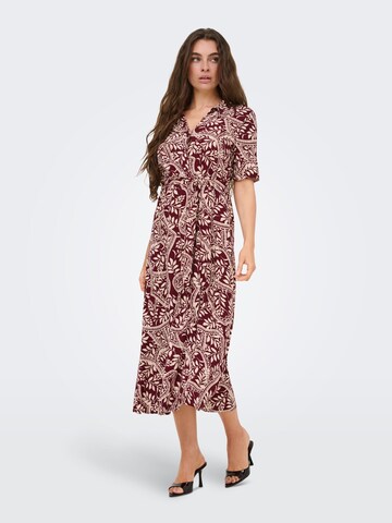 Robe-chemise 'JDYStarr' JDY en rouge