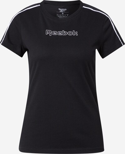 Reebok Sport Sportshirt in schwarz / weiß, Produktansicht