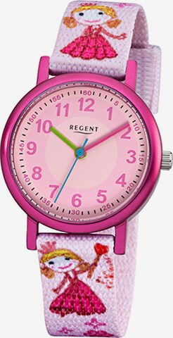 REGENT Uhr in Pink: predná strana