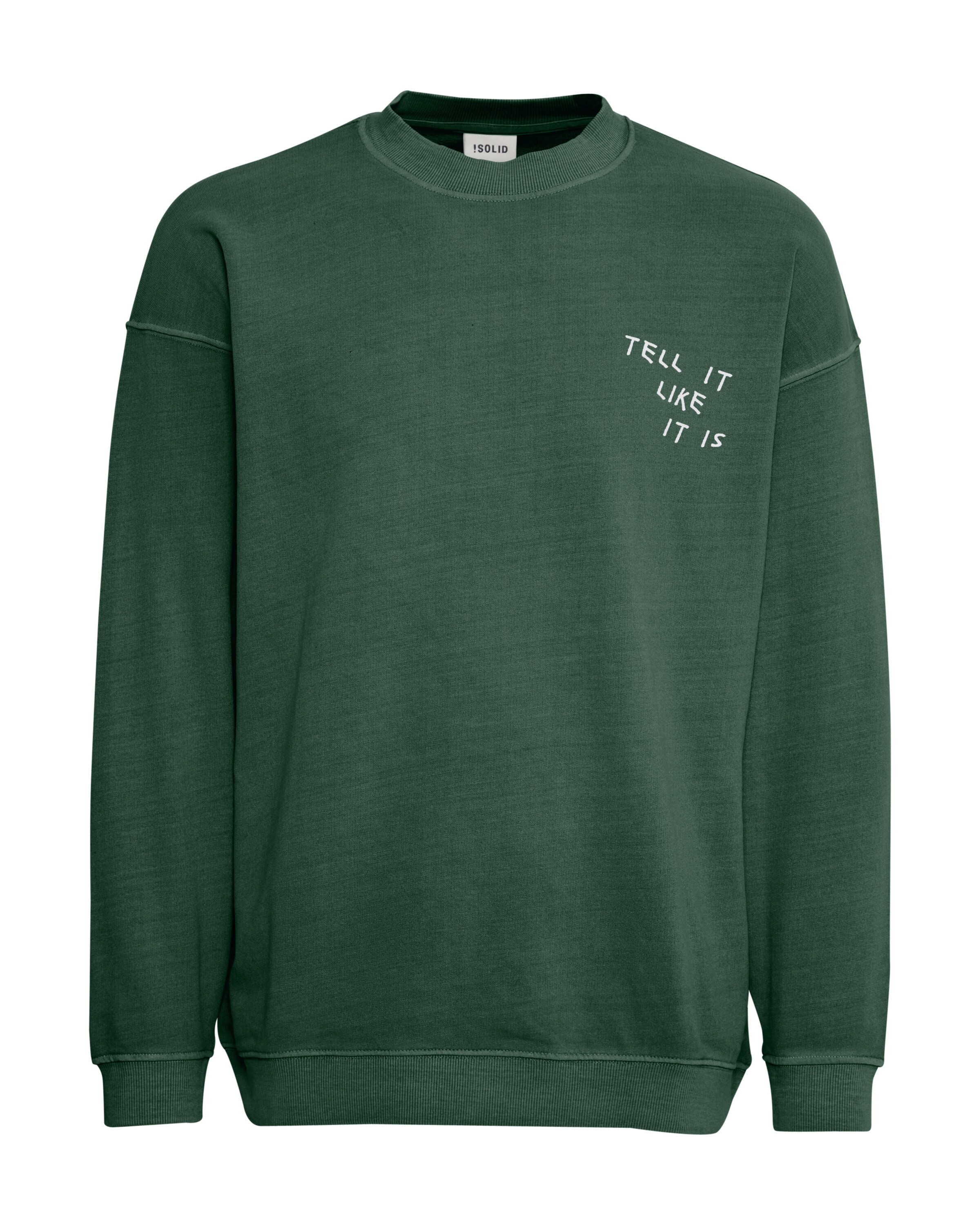 !Solid - Sweatshirt 'Ingvor' em verde: frente