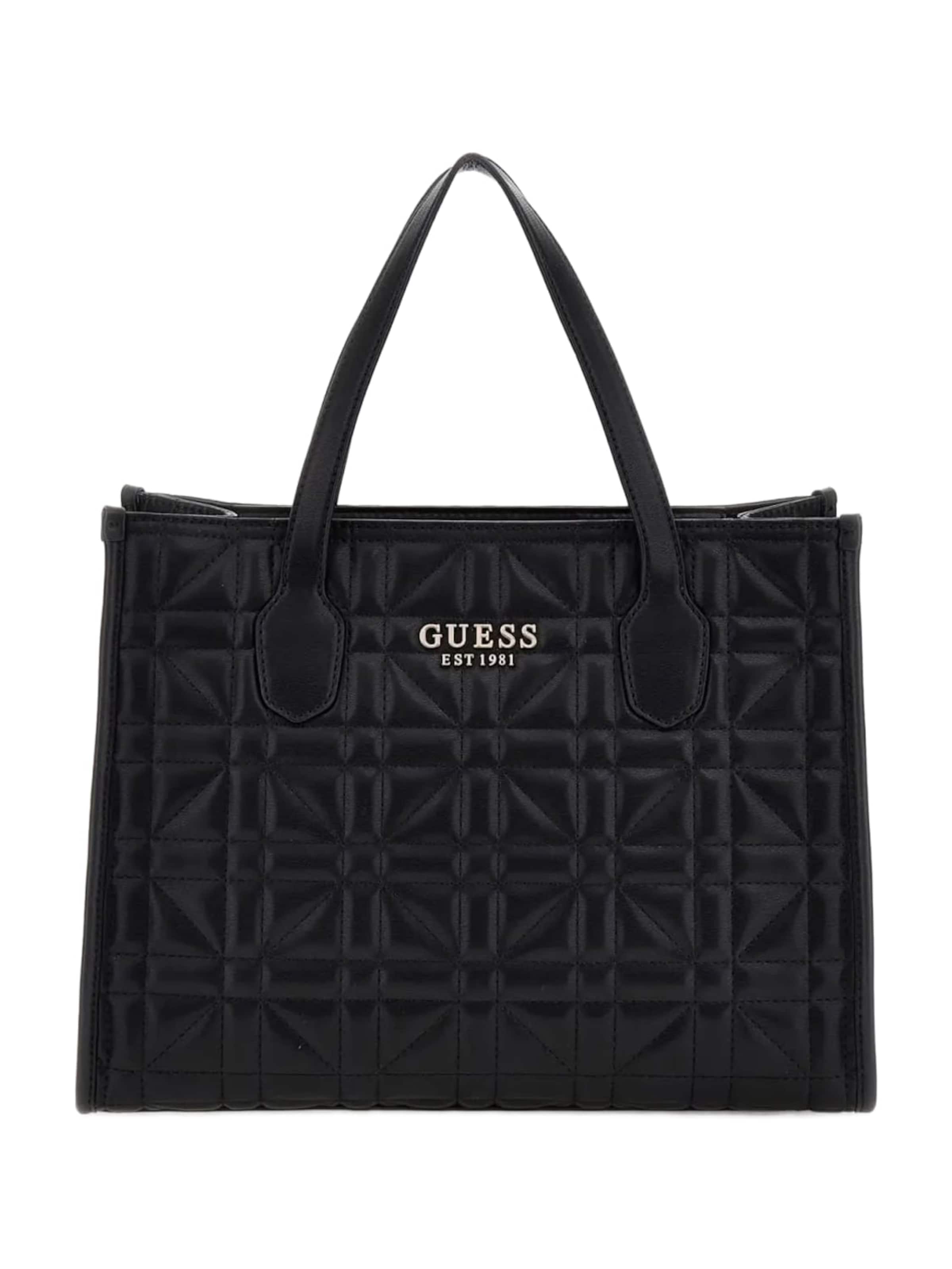 GUESS Handtas 'Adam Convertible Xbo' in Zwart: voorkant