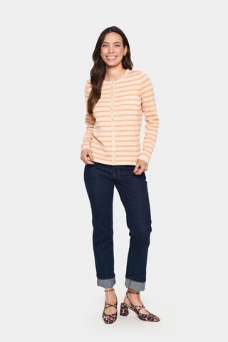 SAINT TROPEZ Strickjacke in Beige
