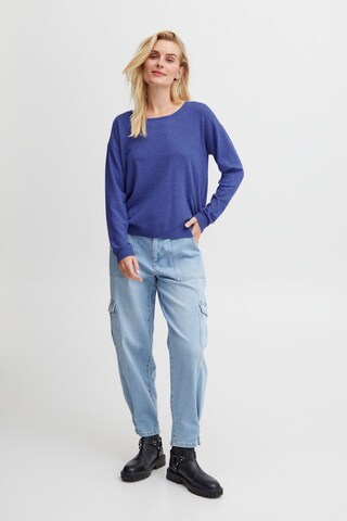 PULZ Jeans Trui in Blauw