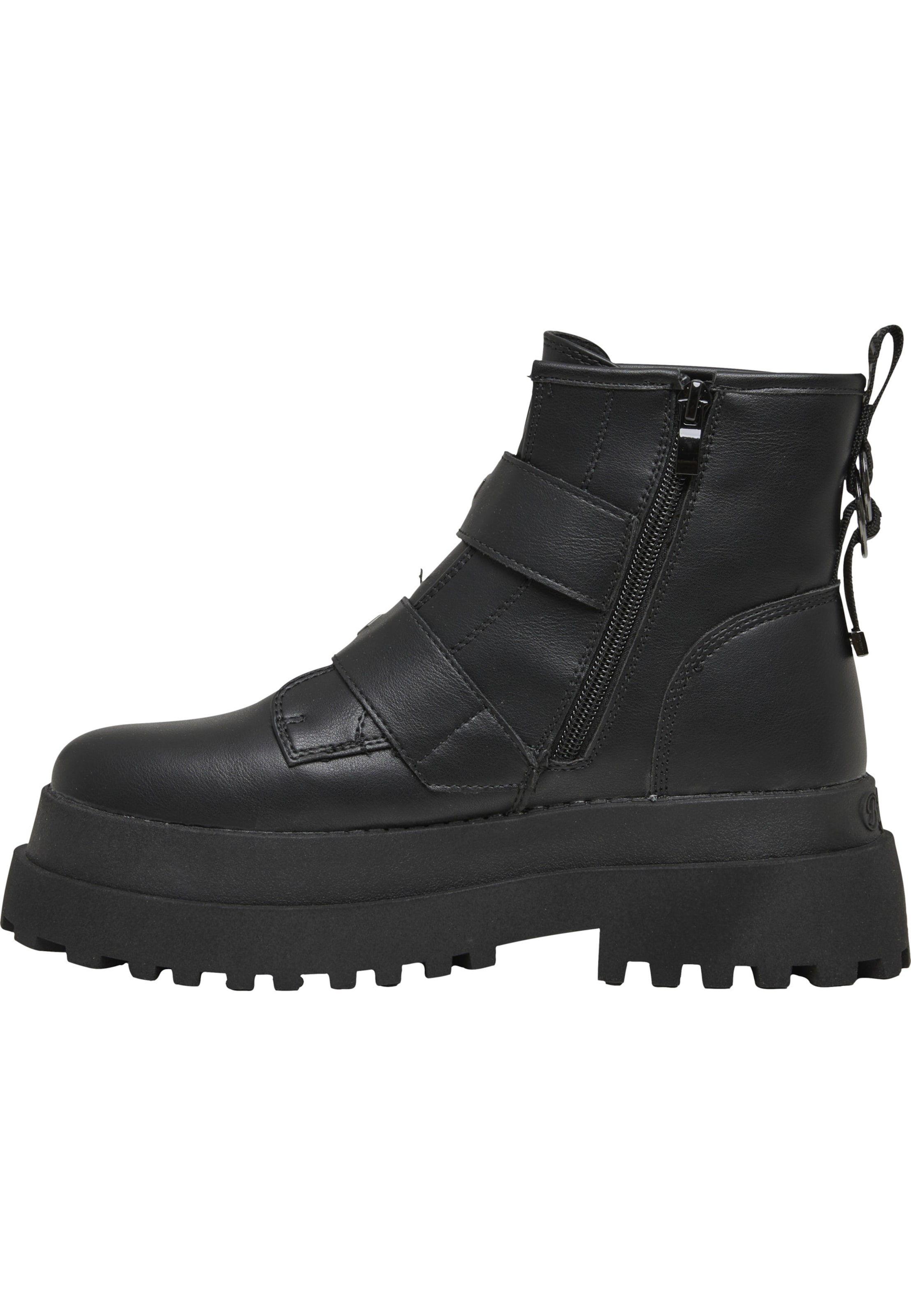 BUFFALO Boots 'Pluto' in Zwart