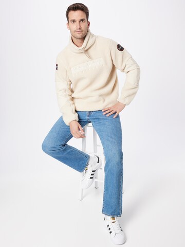 NAPAPIJRI Sweatshirt 'TEIDE' in Beige