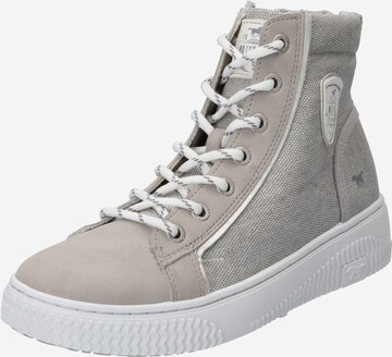 MUSTANG High-Top Sneakers in Grey: front