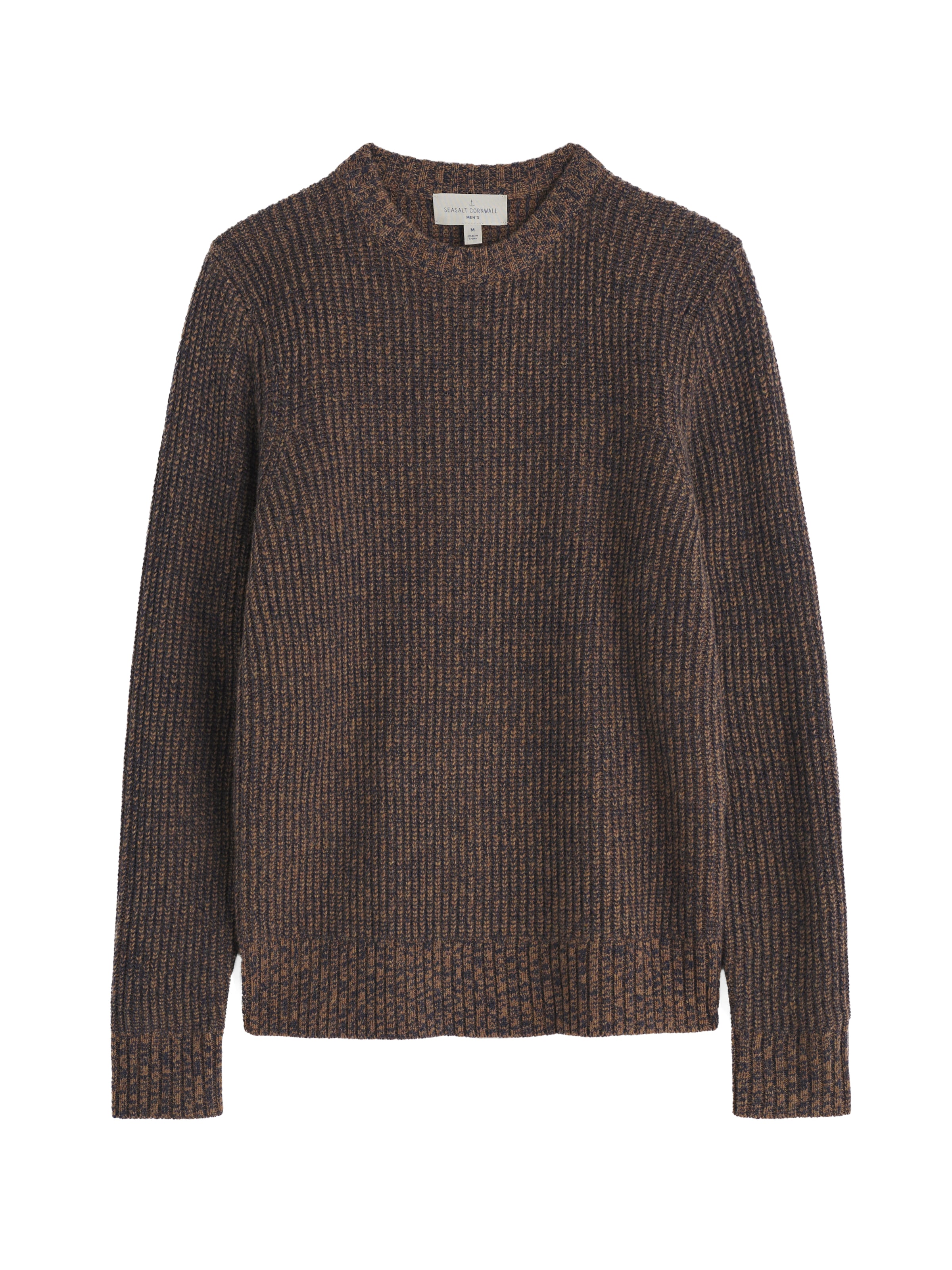 Pull-over 'Wheelwright' Seasalt Cornwall en marron : devant