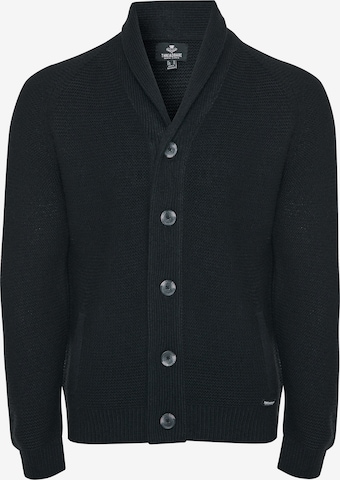 Threadbare Knit Cardigan 'Hanway' in Black: front