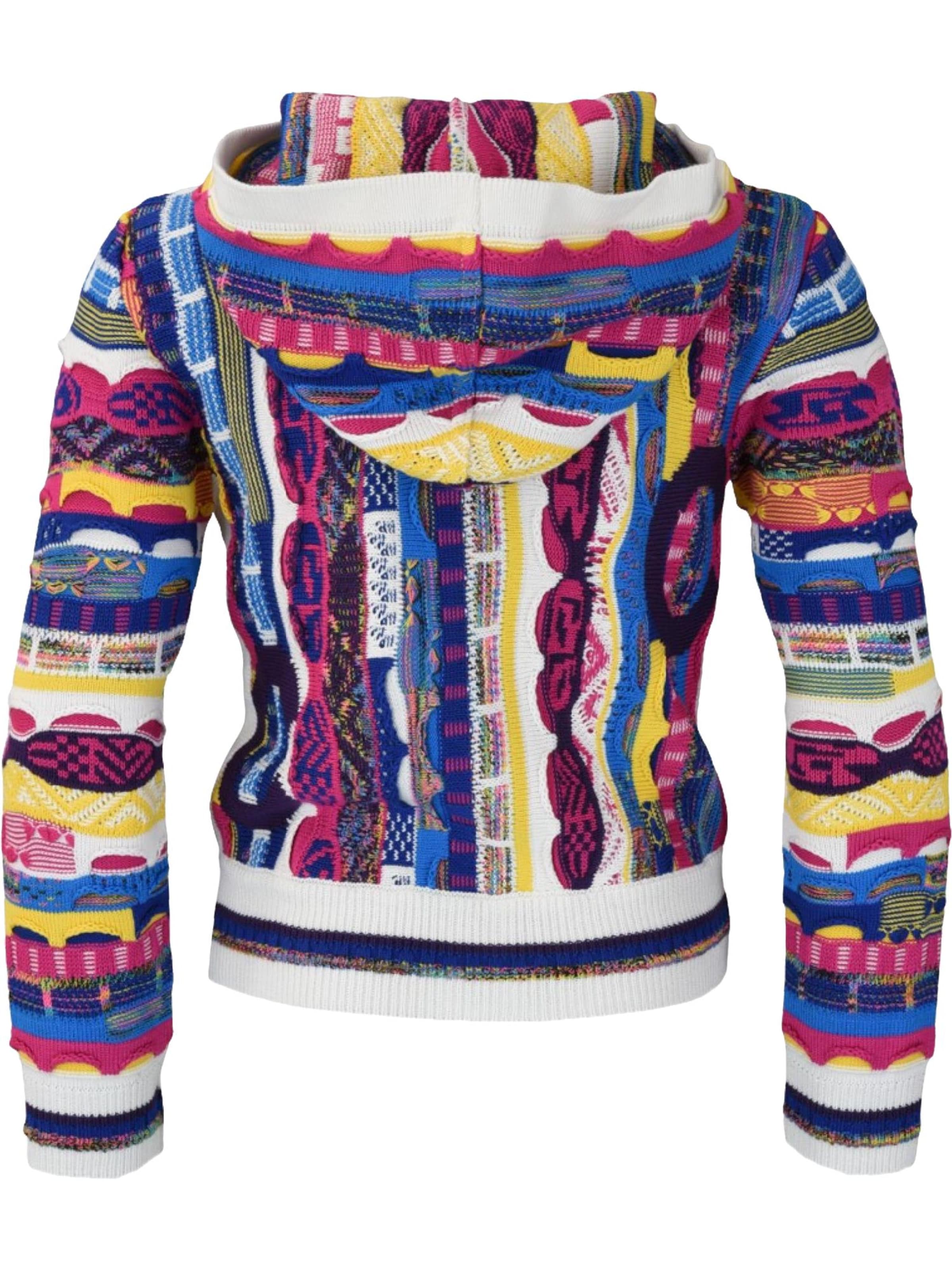 Carlo Colucci Strickjacke in Mischfarben