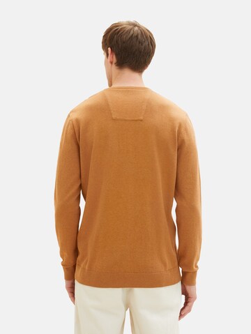 TOM TAILOR Regular Fit Pullover in Braun