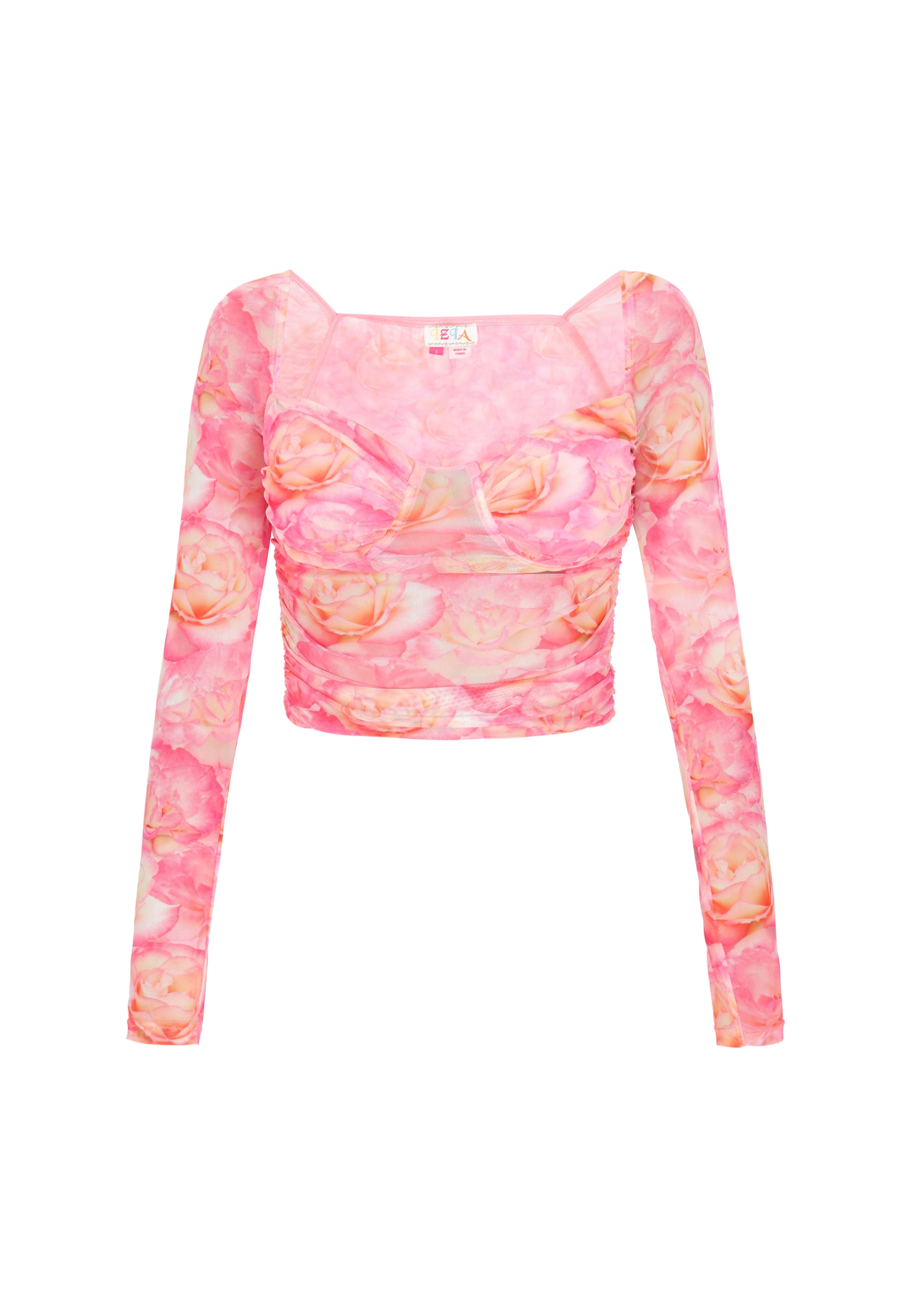 Haut IZIA en rose : devant