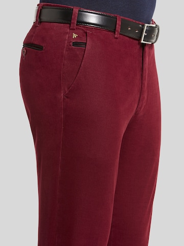 Regular Pantalon chino MEYER en rouge