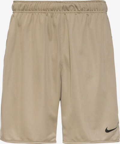 NIKE Workout Pants 'Totality' in Beige / Black, Item view