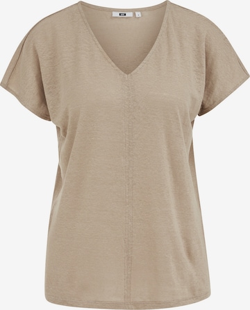 WE Fashion Paita värissä beige: etupuoli