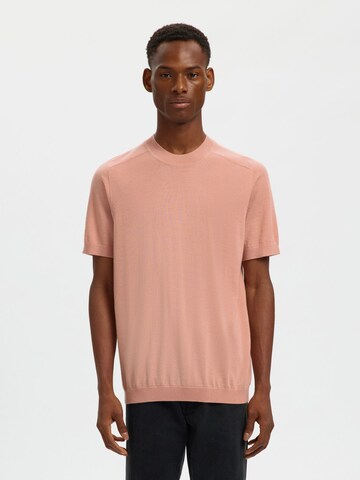 Pullover di SELECTED in rosa: frontale