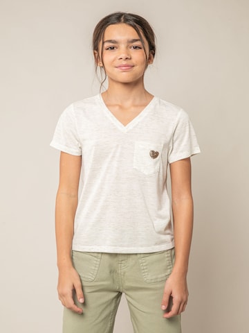 Deeluxe Shirt 'KELLIE' in Beige: voorkant