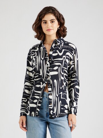 JDY Bluse 'JDYPapaya' in Schwarz: Vorderseite