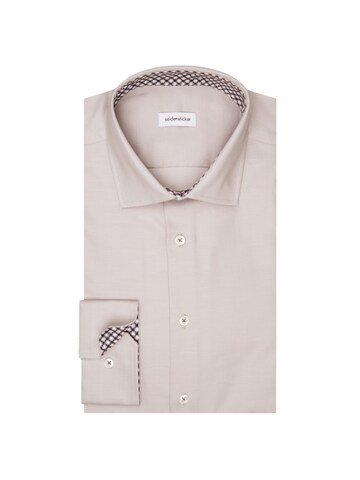 Coupe slim Chemise business 'Smart Essentials' SEIDENSTICKER en gris