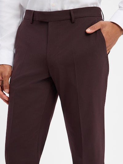 CINQUE Pantalon à plis 'Citotti-H' en 46 en aubergine, Vue avec produit