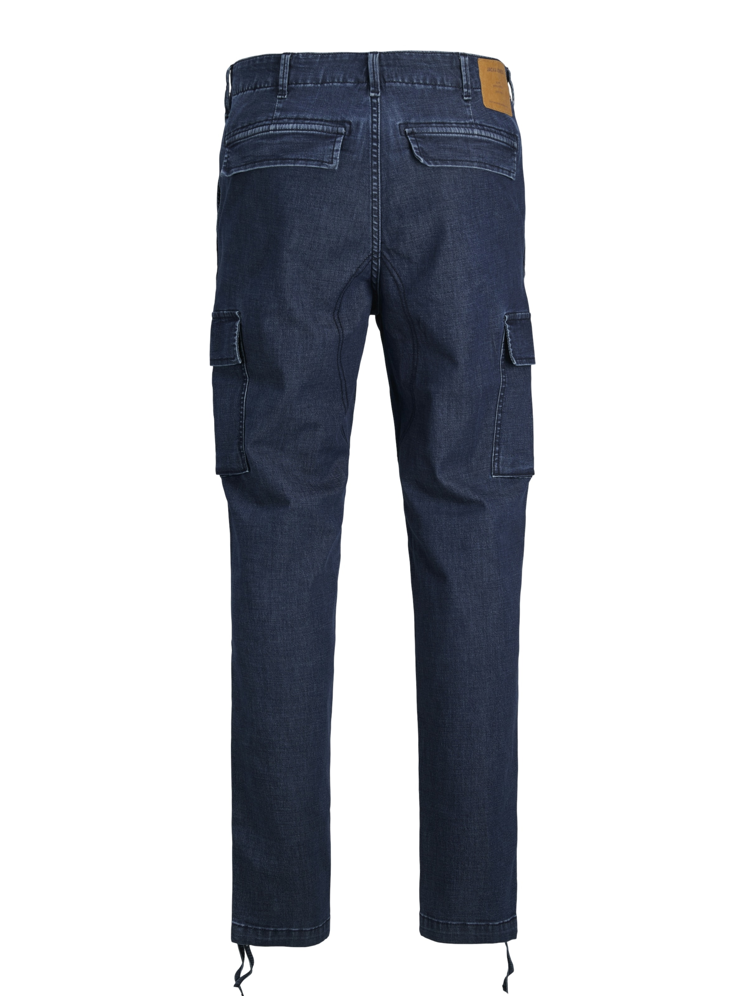 JACK & JONES Regular Cargo Jeans 'Iace Tucker' in Blue