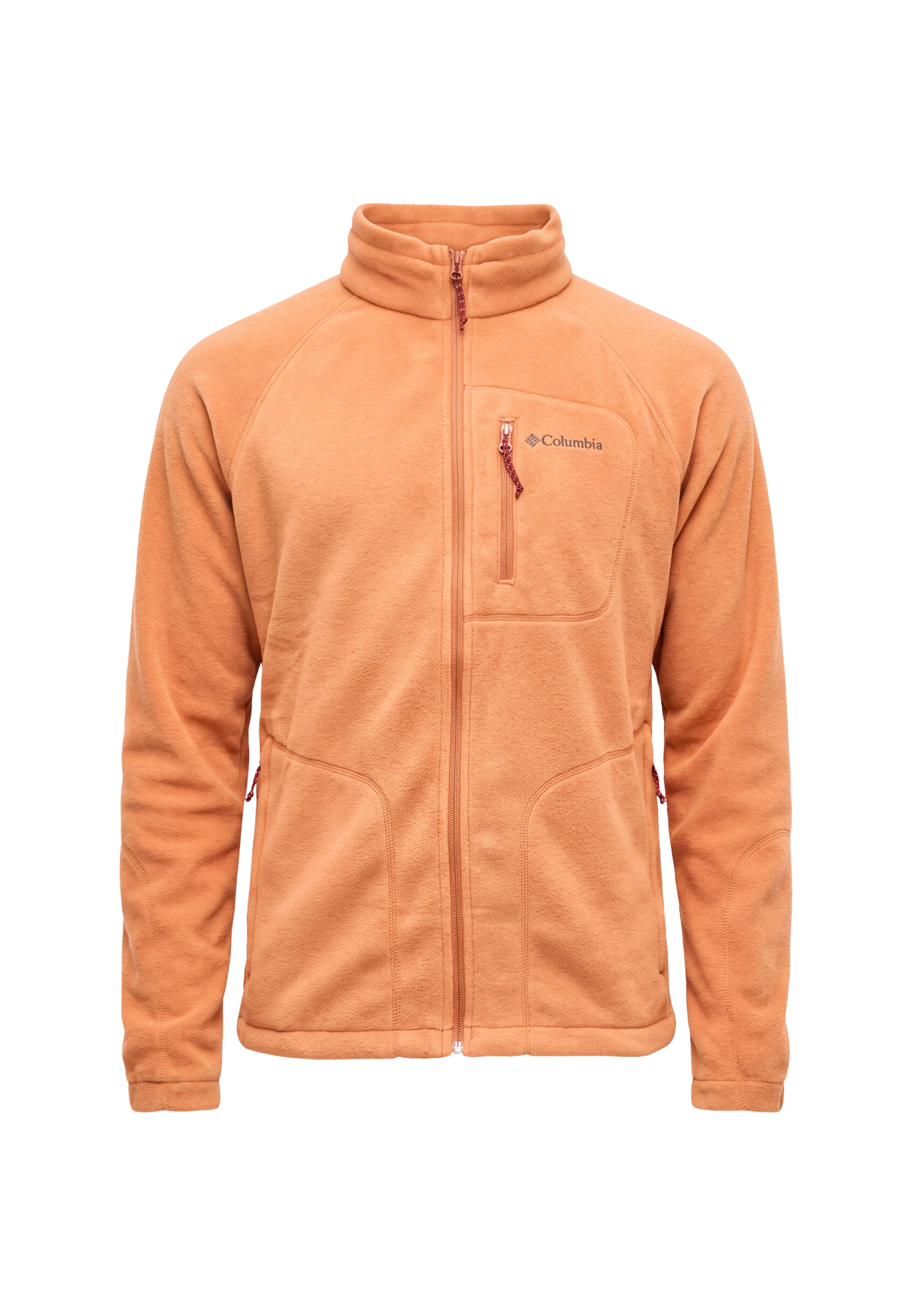 Veste en polaire fonctionnelle 'Fast Trek II' COLUMBIA en orange : devant