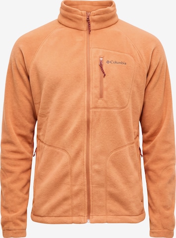 Veste en polaire fonctionnelle 'Fast Trek II' COLUMBIA en orange : devant
