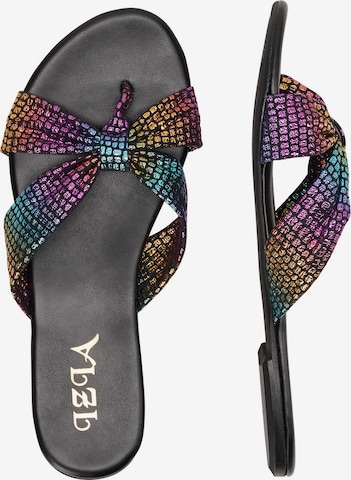 IZIA T-Bar Sandals in Mixed colors