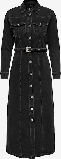 ONLY Robe-chemise en noir denim, Vue avec produit