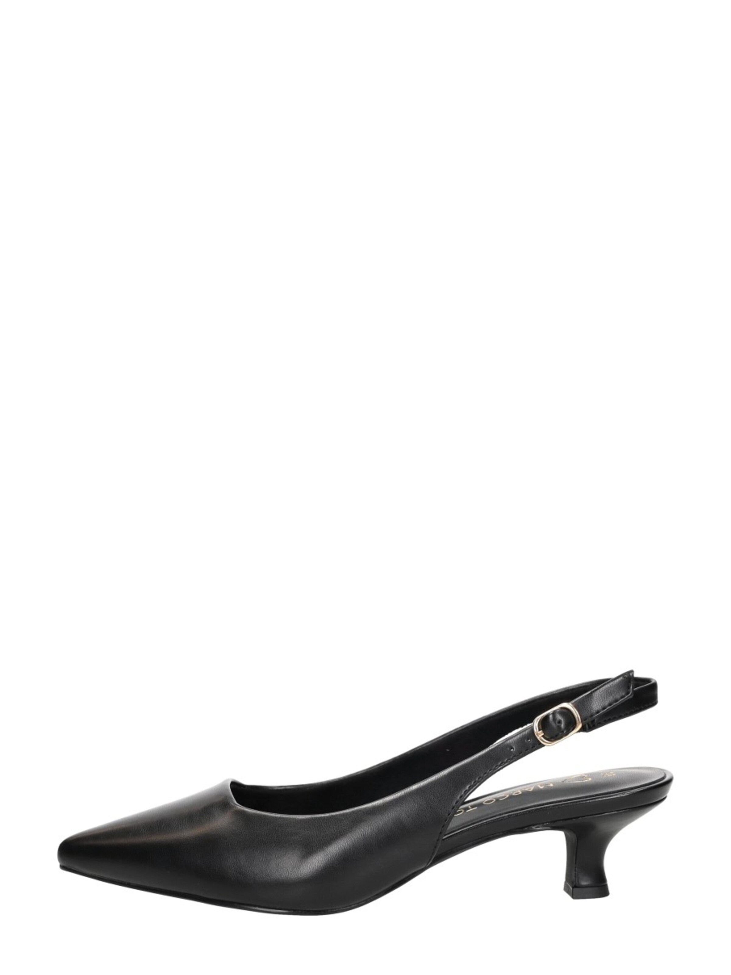 MARCO TOZZI - Sapatos abertos atrás em preto