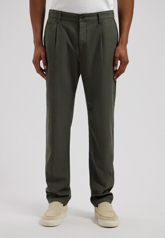 Regular Pantalon chino Dstrezzed en vert : devant